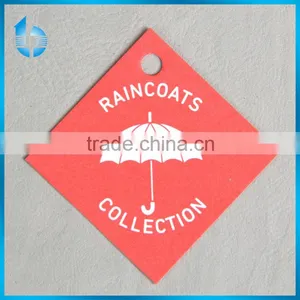 Rectangle Paper Hangtag for Raincoat thumbnail-1