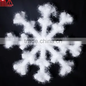 8-pc Silver 20 Inch Snowflake Christmas Ornaments thumbnail-1