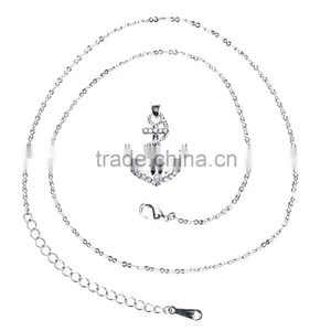 2016 Fashion Anchor Jewelry Crystal Wedding 18K Gold Necklace Designs Quality Choice Supplier's Choice thumbnail-5