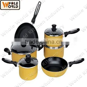 Aluminum Non Stick 10PCS Cookware Set thumbnail-1