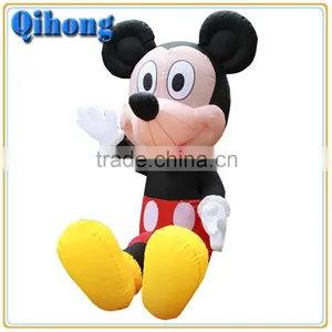 High Quality and Outdoor Pvc or Oxford Inflatable Animal Model, Inflatable Christmas Mickey Mouse thumbnail-1