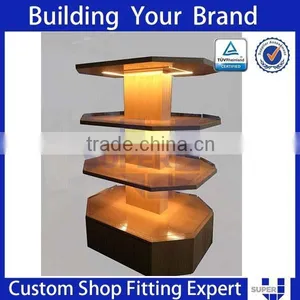 High Quality Cake Shape Wooden Cake Display Counter thumbnail-1