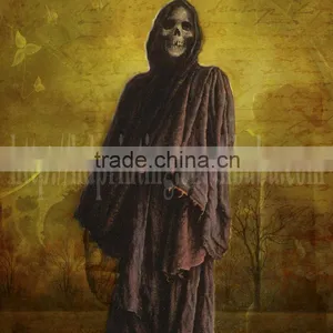 the Spirit Floating Around in Halloween Night With Led Light of Modern Paint thumbnail-1
