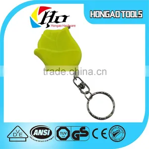 Yellow Folwer Design 0.1mm Thickness Blade Mini Tape Measure thumbnail-1