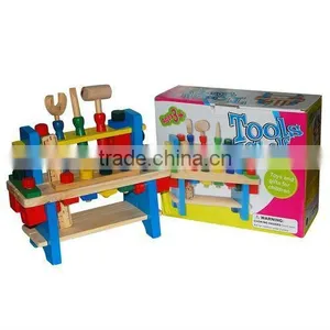 27*10.5*22.5cm Top Quality Wooden Tool Shelf Toy With Promotions thumbnail-1