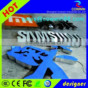 Custom Stainless Steel Led Backlit Signs, Outdoors Illuminated Channel Letters thumbnail-4