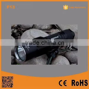 F13 High Power Aluminium Body Rechargeable Battery Tactical Rechargeable Flashlight thumbnail-1
