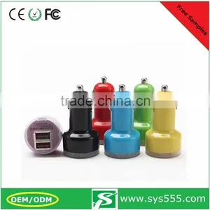 CE,RoHS Approved High Quality 5v 2.1a Dual Usb Car Charger thumbnail-1