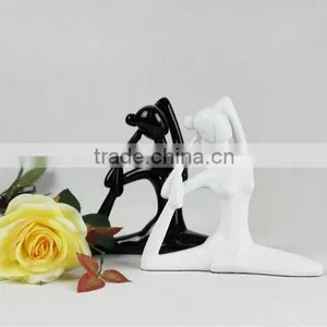 Resin Yoga Figurines, Yoga Sculpture, Indoor Yoga Statue for Sale thumbnail-1