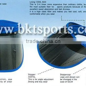 UV-resistance Plastic Visor uv Protection Sun Visor Cap thumbnail-1