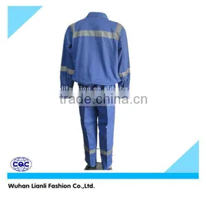 Blue Long Sleeves Reflective Cheap Work Uniform thumbnail-2