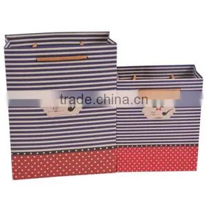 Cute Mustache Brown Paper Shopping Bag thumbnail-3
