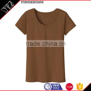China Wholesale Women Drees Summer Soft Fabrict Bulk Shirt Design Own Logo T-shirt Clothing thumbnail-1