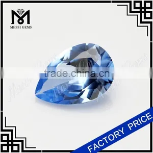 Stable Inventory Loose Gemstone 9 x 13 Pear Cut 104# Synthetic Spinel thumbnail-1