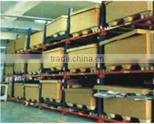 Small Warehouse Push Back Rack for Cargo With Few Categories thumbnail-1