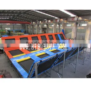 New Design Indoor Trampoline Park,large Trampolines With Foam Pit for Sale thumbnail-1