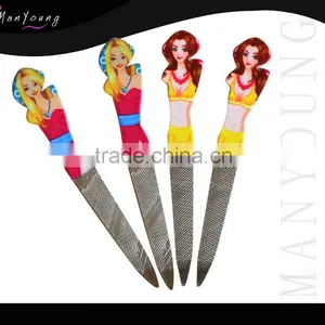 Beauty Girl Printing Staniless Steel Nail File thumbnail-1