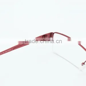 2015 Good Sale Gentleman Half Frame Air Titanium Eyeglass Frames Spectacle thumbnail-4