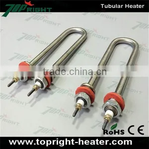 Stainless Customized 240v 3kw With Thread Screw Mounted Immersion Tubular Heater thumbnail-2