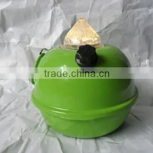 P1208 LED Spray Painted Green Garden Tumble Torch thumbnail-1