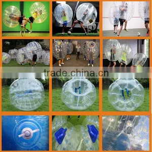 High Quality Inflatable Ball Suit Walk in Plastic Bubble Ball Human Sized Hamster Ball for Sale thumbnail-4