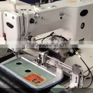 Computer Attaching Logo Sewing Machine With Auto Slide Device thumbnail-2