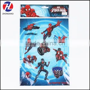 Hot Sell Wholesale Personalized Spiderman Puffy Sticker thumbnail-1