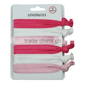 Pink Tie Dye Ponytail Holder thumbnail-1