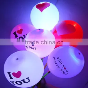 Hot Sale Decoration Led Lights Balloons Helium Glow in the Dark thumbnail-2