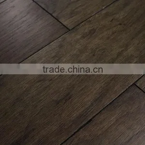 Handscraped & Distressed Hickory Engineered Flooring thumbnail-2