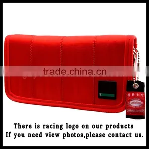 Customized JDM Racing Fabric Wallet Money Clip JDM Racing Wallet Red thumbnail-1