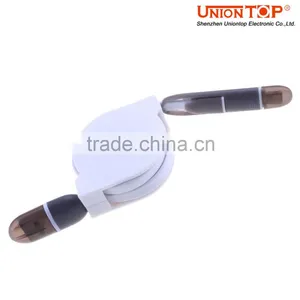 Long Length Usb Data Charger Cable 2 in 1 Usb to Red White Yellow Cable for Mobile thumbnail-3