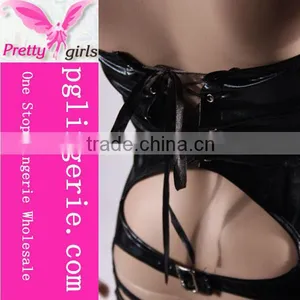 Sexy Leather Dress and CATSUIT CLUBWEAR COSTUME DRESS thumbnail-6