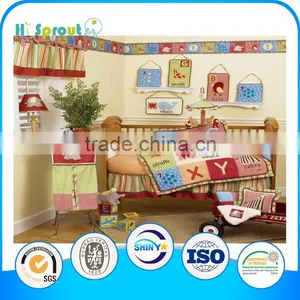 Alphabet and Animal Embroidery Mixed Baby Bedding thumbnail-1