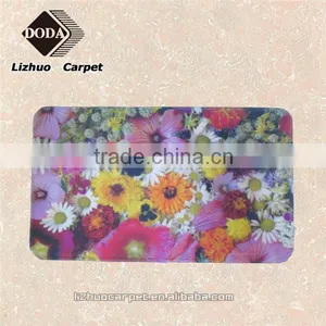 Newest Cheap Decorative Painting Non Slip PVC Backing Anti-slip Bath Rugs Shower Mats thumbnail-1