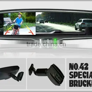 GERMID Rear View Mirror Auto Lcd Monitor With Parking Sensors and Digital Compass thumbnail-2