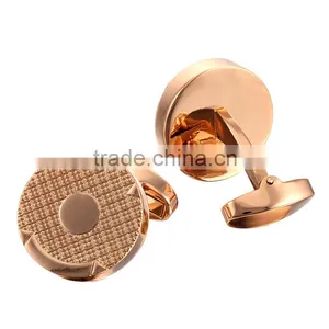 2015 Hotsale Round Metal Cufflinks With Differenc Plating Bulk Cufflinks thumbnail-6
