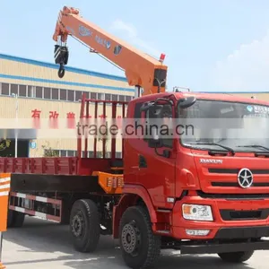 12 Ton Truck Mounted Crane SQ12S4 on Sale 300 Kn.m at 2.5 m Crane Truck High Quality Truck Crane thumbnail-5