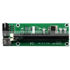 USB 3.0 PCI-E Express 1x To16x Extender Riser Board Card Adapter SATA Cable thumbnail-6