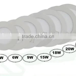 High Efficiency 15W LED Panel Light + LED Driver , Round Ceiling Panle ,cool White CE Rohs thumbnail-3