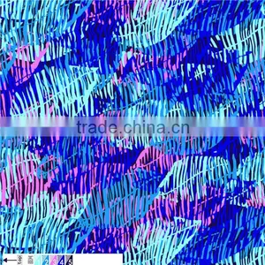 Polyester FDY Printed Single Jersey Spandex Knitting Fabric Textiles thumbnail-4