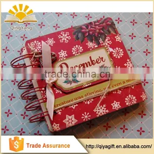 Custom Christmas Style Hardcover Spiral Notebook Christmas Gift thumbnail-2