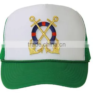 Trucker Mesh Snapback Hat Patch Embroidery Royal Embroidery Patch Trucker Cap thumbnail-4
