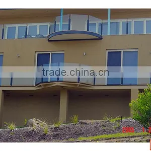 Cheap Glass Floor Mounted Balcony Railing Design Made in China thumbnail-4
