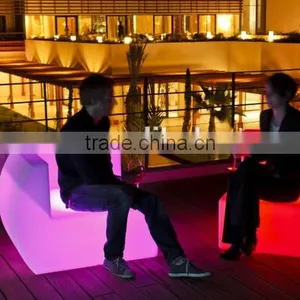 Hot Sell Led Lighting Sofa Led Rechargeable Multi Color Waterproof Modern Hard Plastic Sofa thumbnail-1