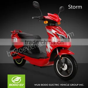 Storm 60V Lead Acid Battery Electric Scooter Motorcycle With Pedals thumbnail-1