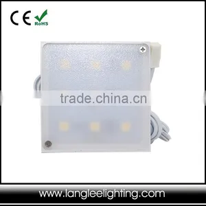 Super Slim 2.5W Cabinet LED Light DC12V Square Shape thumbnail-1