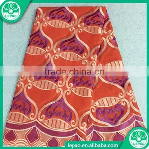 New Arrivals Tulle Lace Fabric African French Net 2016 Embroidered Tulle African French Lace With Beads thumbnail-5
