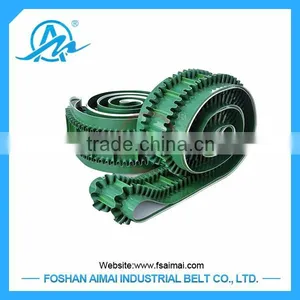 Green Sidewall Cleated Pvc Conveyor Belts thumbnail-1