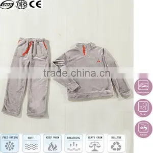 Grey Cheap Organic Suit Bathrobe thumbnail-1
